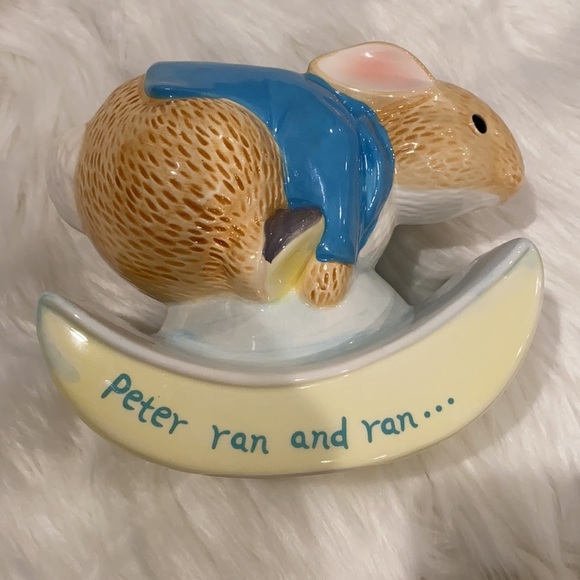 Gund Peter Rabbit Rocking Money Bank - Picture 2 of 6